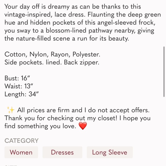 ModCloth Through The Bluebells Green Lace Dress - Picture 6 of 6